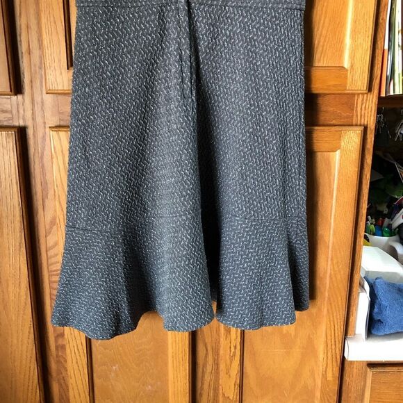 BCBGMAXAZRIA Collared Metallic Tweed Fit & Flare Mini Ginnie Dress - S - Picture 10 of 14